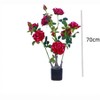 2PCS Faux Peony Trees in Pot, UV Resistant Indoor/Outdoor Decor, Housewarming Gift - 3 of 4