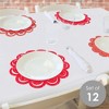 Big Dot of Happiness Red Confetti Stars - Simple Party Round Table Decorations - Paper Chargers - Place Setting For 12 - image 2 of 4