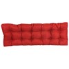 Blazing Needles, 60-inch by 19-inch Tufted Solid Outdoor Spun Polyester Loveseat Cushion - 3 of 3