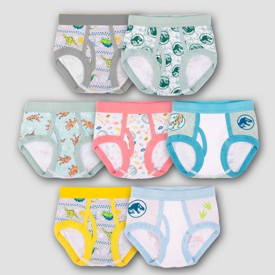 Toddler Boys' Jurassic World 7pk Briefs