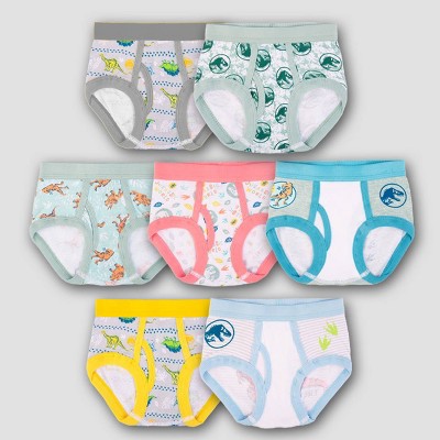 Toddler Boys' Jurassic World 7pk Briefs - 4t : Target