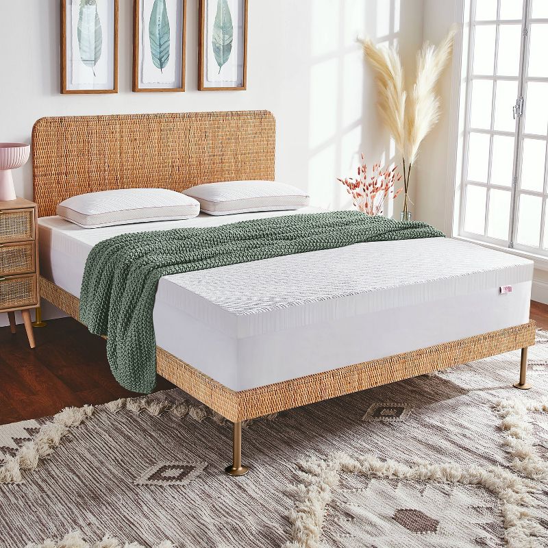 3" Advanced Support Mattress Topper with Cool Touch Antimicrobial Cover - nüe by Novaform, 6 of 11