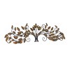 14" x 47" Metal Leaf Wall Decor Brown - Olivia & May: Iron Nature-Inspired Art, Vertical Orientation - 3 of 4