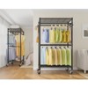 VIPEK R2 Plus 3 Tiers Portable Closets Heavy Duty Rolling Garment Rack Adjustable Clothes Rack - 2 of 4