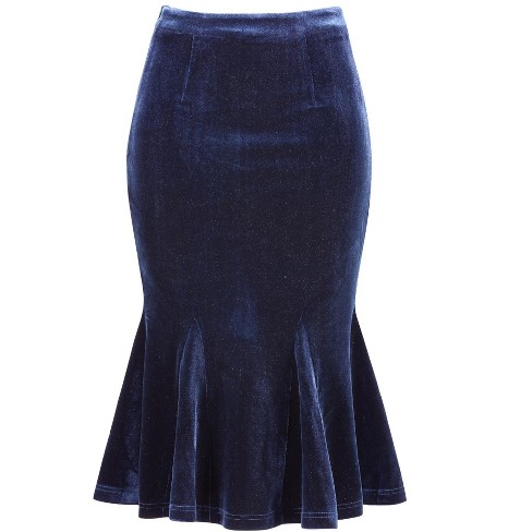 Velvet on sale skirt target