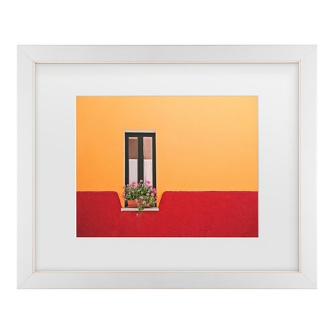 Trademark Fine Art - Rolf Endermann  Window Flower Matted Framed Art - image 1 of 4