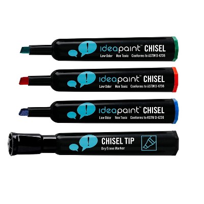 IdeaPaint Chisel Tip Dry Erase Markers ACDM040015