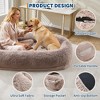 GustoWave 67'' Human Dog Bed for Adult & Pets, Removable Faux Fur Dogs Bed with Pillow, Handle, Side Pockets, Egg-Shaped Orthopedic Foam - 3 of 4