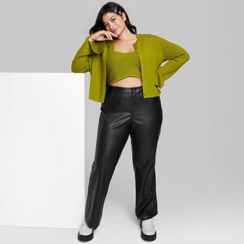 syndrome Plasticity Bring plus size leather flare pants not Accidental  candidate