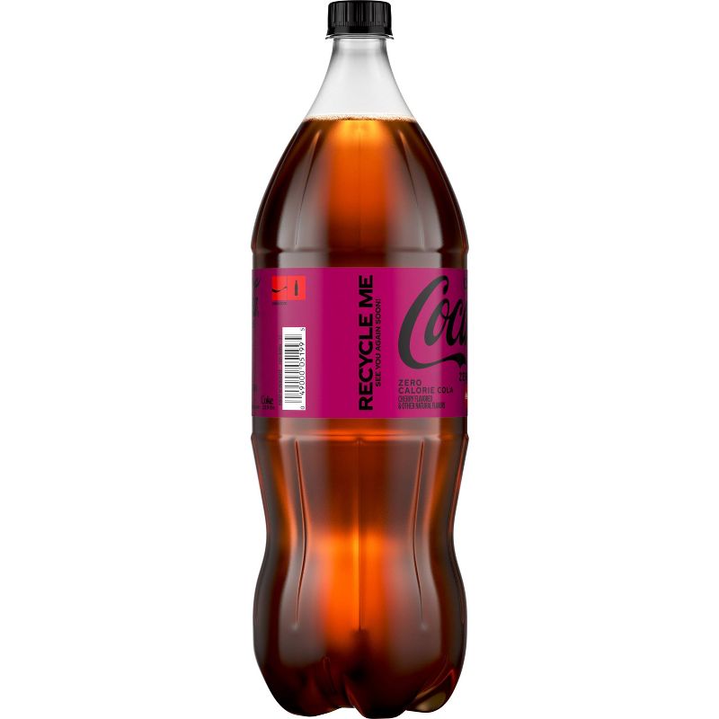 Coca-Cola Cherry Zero - 2 L Bottle, 3 of 10