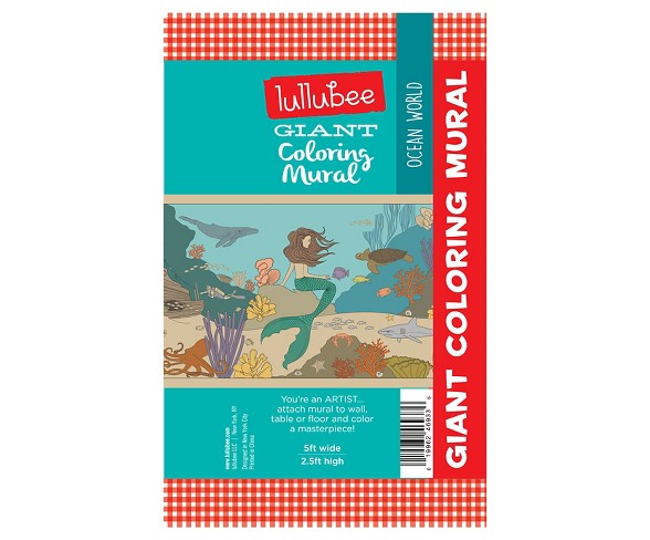 Lullubee Giant Coloring Mural - Ocean World