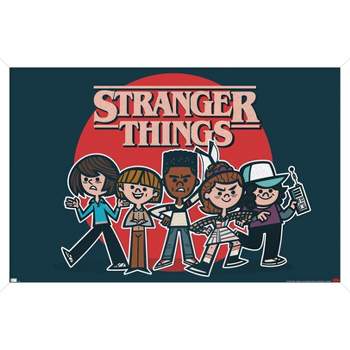 Trends International Netflix Stranger Things: Season 4 - Animated Group Framed Wall Poster Prints