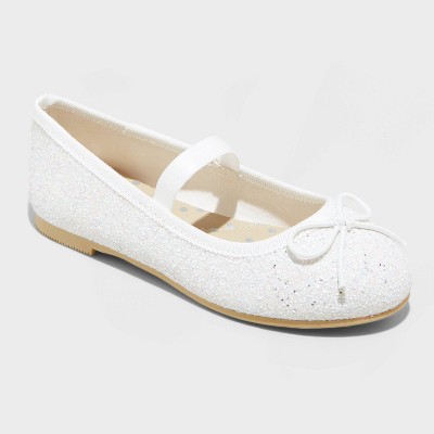 Toddler Lily Glitter Ballet Flats - Cat & Jack™