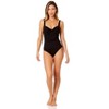 Anne Cole Women's Live In Color Retro Twist Front Shirred One Piece Swimsuit - 3 of 3