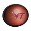 College Football Pigskin Design Oval Slimline Lighted Wall Sign - 2 of 4