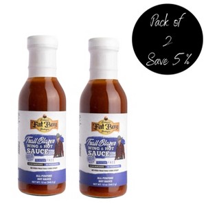 Fat Boy Hickman's BBQ 12 fl oz Trail Blazer Wing & Hot Sauce - Pack of 2 - 1 of 4