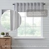 Sawyer Mill Black Ticking Stripe Valance 16x72 - 2 of 4