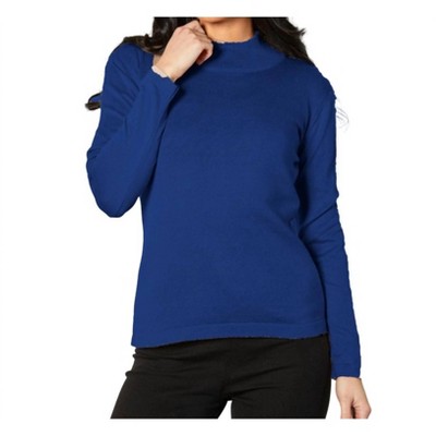 Women's Mock Neck Long Sleeve Top - Angel Apparel
