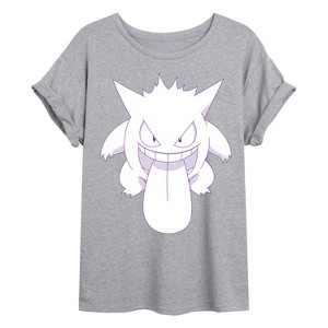 Women's - Pokémon - Gengar Oversized Graphic T-Shirt - 1 of 4