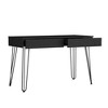 NicBex Home Office Desk 20.1" L Modern Writing Desk with 2 Large Drawers, Hairpin Legs and Wooden Desktop for Office, Study, Living Room - 4 of 4