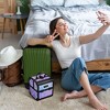 Byootique Makeup Train Case Cosmetic Organizer w/ Mirror Mermaid - 4 of 4