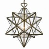 Elk Home Moravian Star 1 - Light Pendant in  Antique Brass - 3 of 3