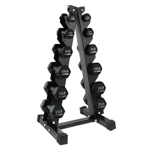 Holahatha Neoprene Dumbbell Weight Set W Storage Rack Target