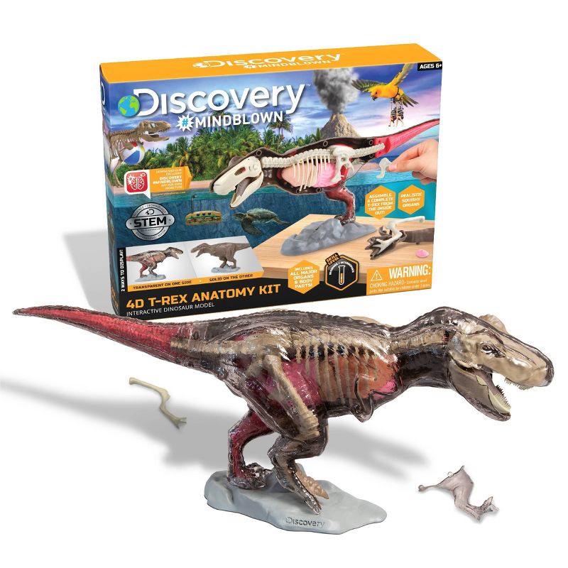 Discovery #Mindblown 4D T-Rex Anatomy Kit Interactive Dinosaur Model, 1 of 11