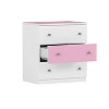 NicBex 3 Drawers Nightstand,Bedside Table with Metal Handle and Colorblock Design,Modern Side Table for Bedroom - 4 of 4