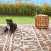 Reyn Spooner 6'5"x9'6" Kona Coast Kappa Flatweave Indoor Outdoor Accent Rug Brown: Woven Polypropylene, Fade-Resistant - 4 of 4