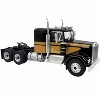 1974 Kenworth W900A Tractor with Refrigerated Trailer "Bandit Trucking" Black and Brown 1/43 Diecast Model by Iconic Replicas - 4 of 4