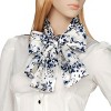 Slickblue White Plum Blossom Chinese Style Silk Scarf, Soft & Lightweight, Elegant Fashion Accessory for Women, 2 Sizes - 3 of 4