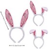 Easter Headband Rabbit Ears Headband Rabbit Ears with Wire for Halloween, Cosplay, Easter, Costume Parties, Kids & Adults - 4 of 4
