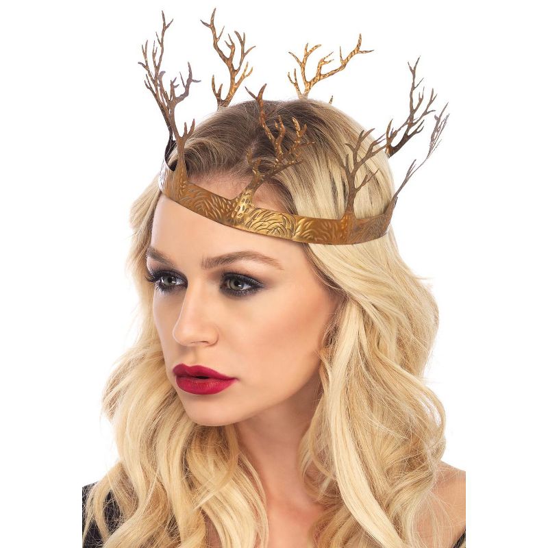 Leg Avenue Metal Fantasy Forest Adult Crown, 1 of 2