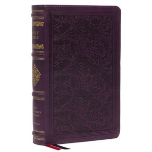 Nkjv, Personal Size Reference Bible, Sovereign Collection, Leathersoft, Purple, Red Letter, Thumb Indexed, Comfort Print - by  Thomas Nelson - 1 of 1