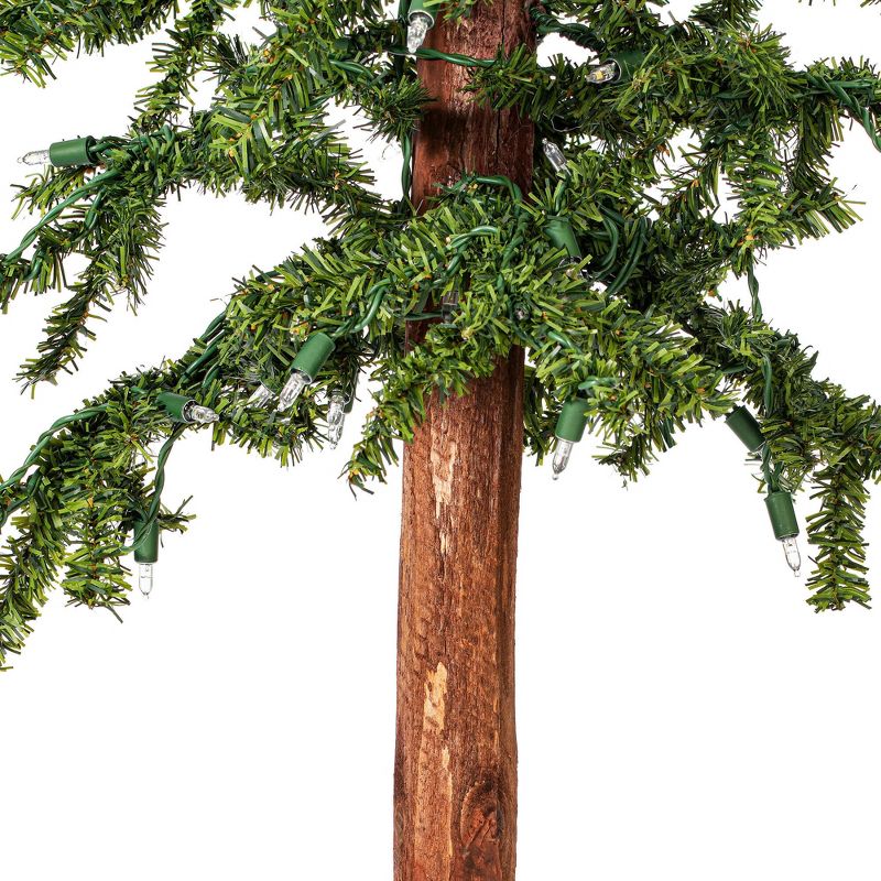 Vickerman Natural Alpine Artificial Christmas Tree Set, 4 of 9