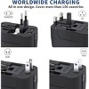 MaseiKar Travel Adapter with USB C, Universal All in One Worldwide Travel Adapter Power Converters Wall Charger AC Power Plug Adapter - 3 of 4