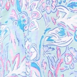 light aqua paisley