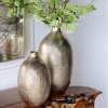 KWPZQEB Aluminum Vase, Elegant Flower Vase for Home, Office Decor, Modern Layered Chisel Vase for Wedding Housewarming Gift - 3 of 4