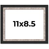 PosterPalooza | Photo Size Simple Silver Picture Frame - UV Acrylic, Foam Board Backing, Hanging Hardware - 2 of 4
