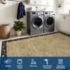 Washable Living Room Rug Floral Bordered Area Rugs Soft Thin Indoor Carpet - 4 of 4