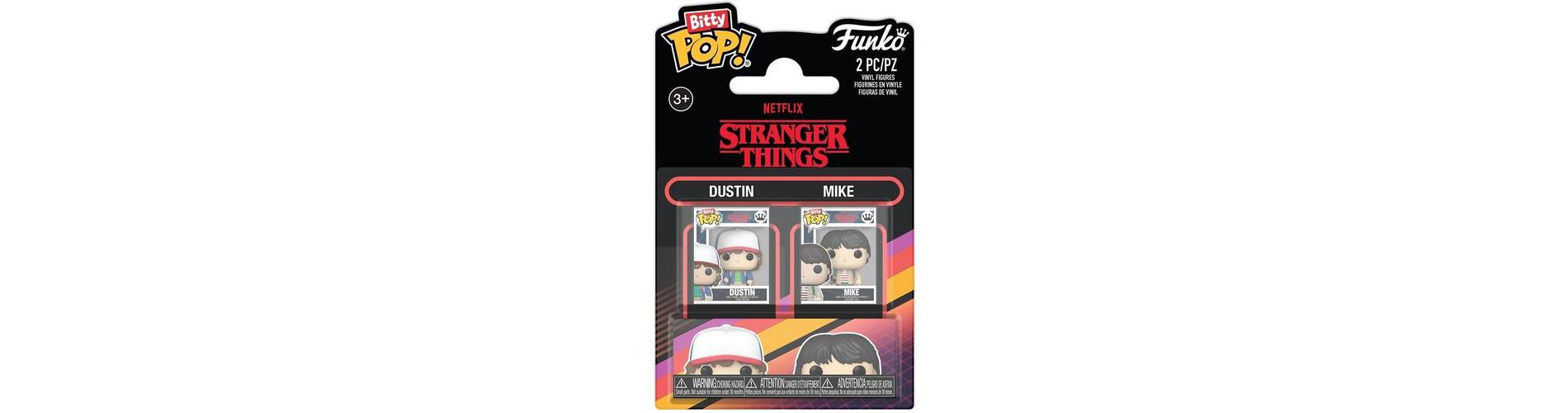 Funko - Funko Bitty POP: Stranger Things 2-Pack - Dustin & Mike