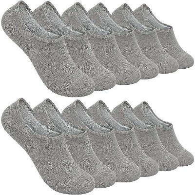 SERISIMPLE Women No Show Thin Womens Viscose Bamboo Socks Low Cut Invisible Non Slip with Grips Socks 6 Pairs