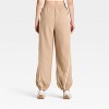 Women's Barrel Leg Fleece Jogger Sweatpants - JoyLab™ - 2 of 3