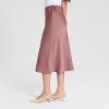 Women's Textured Satin Side-Tie Skirt - A New Day™ - 3 of 4