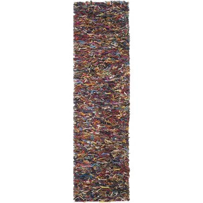 Leather Shag LSG511 Handwoven Rugs - Safavieh