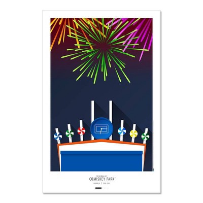 MLB Chicago White Sox Comiskey Park Art Poster