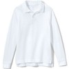 Lands' End School Uniform Kids Long Sleeve Mesh Polo Shirt - image 2 of 4