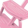 Radio Flyer 33PZ 12 Inch Spoked Front Wheel Kids Classic Style Steel Framed Dual Deck Tricycle with Handlebar Bell and Streamers, Pink - 4 of 4