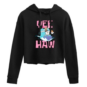 Women's - SpongeBob SquarePants - Sandy Cheeks Cropped Graphic Hoodie - 1 of 4